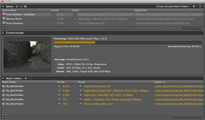 Adobe Media Encoder 5.5