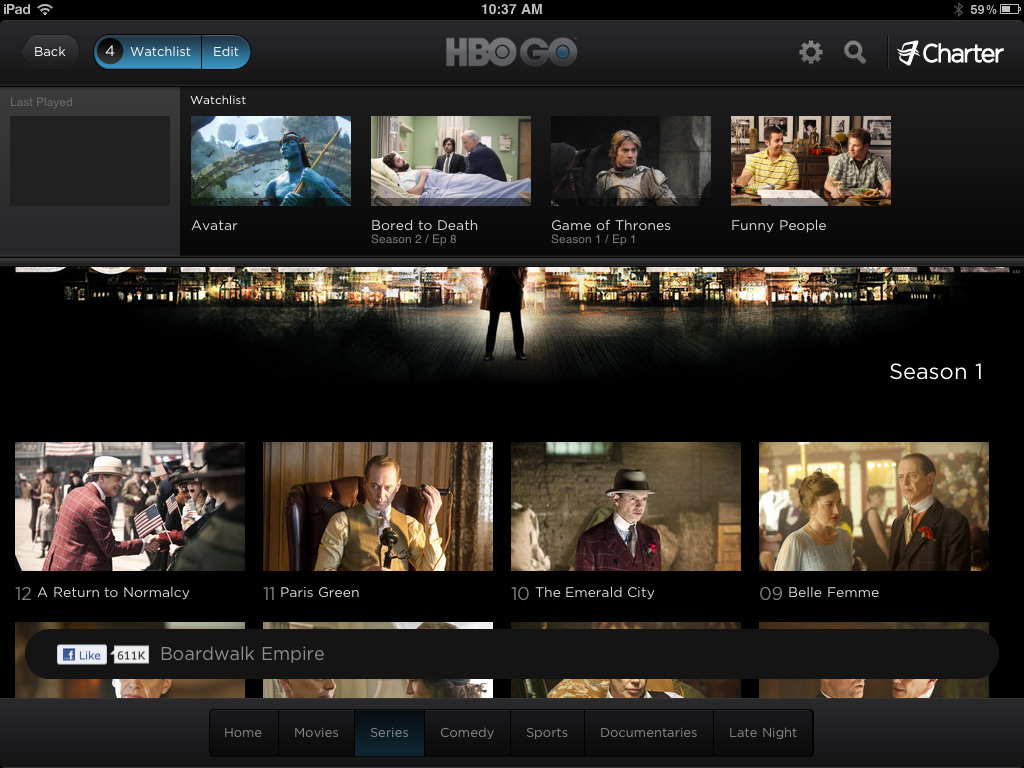 HBO Go Watchlist