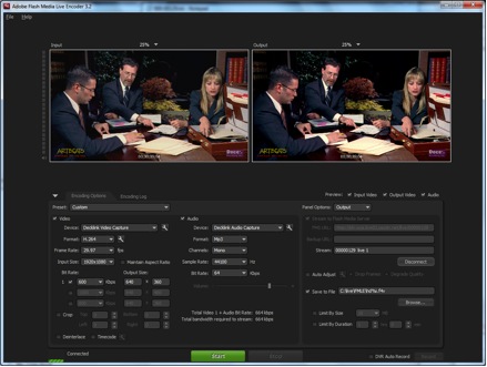 Adobe Flash Live Media Encoder