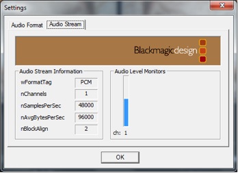 Configuring audio inputs