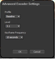 Adobe FMLE H.264 Encoding Controls