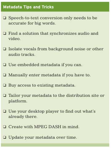 Metadata Tips Charts