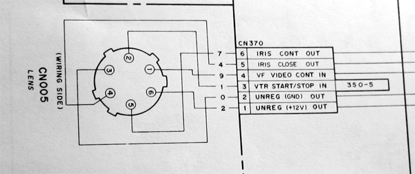 M3 Lens Jack Schematic