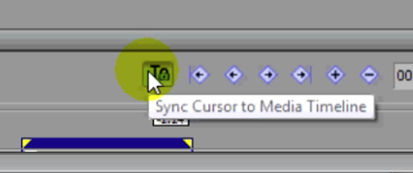 Syncing the cursor to the timeline
