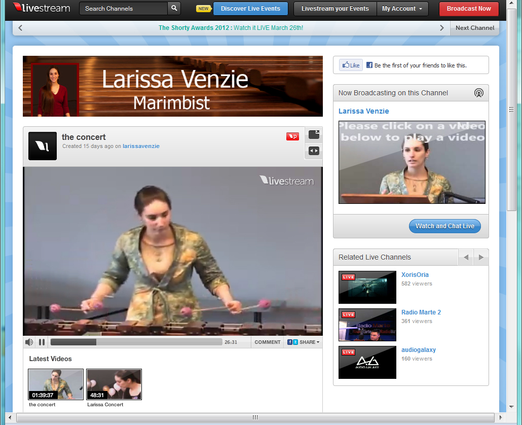 Larissa Venzie Livestream