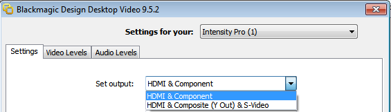 Blackmagic Design Intensity Pro