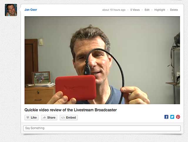 Livestream Broadcaster 5