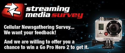 Streaming Media Cellular Newsgathering Survey