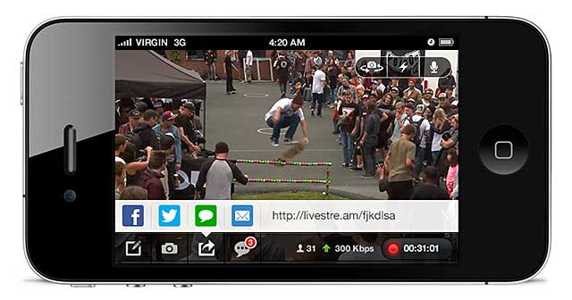 Livestream iPhone