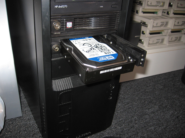 Removable backup drive