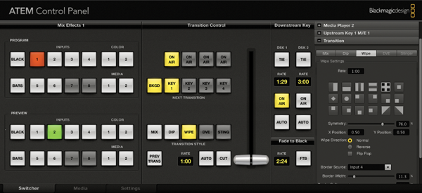 Blackmagic Design ATEM Control Panel