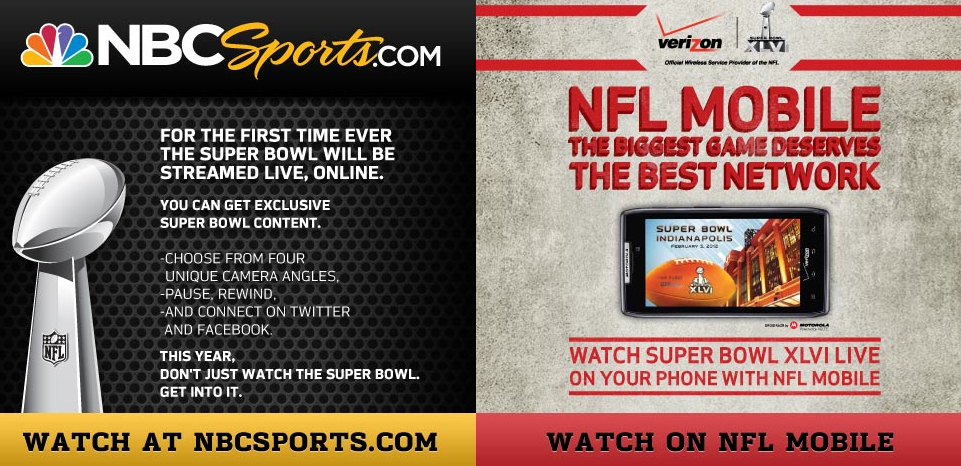 NBC Mobile Super Bowl Ad
